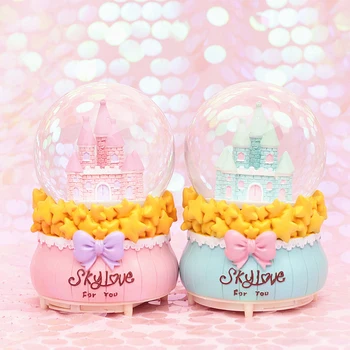 New Dream Girl Heart Castle Crystal Ball children toy snow light Music box birthday Christmas Valentine's Day gift toy
New Dream Girl Heart Castle Crystal Ball children toy snow light Music box birthday Christmas Valentine's Day gift toy