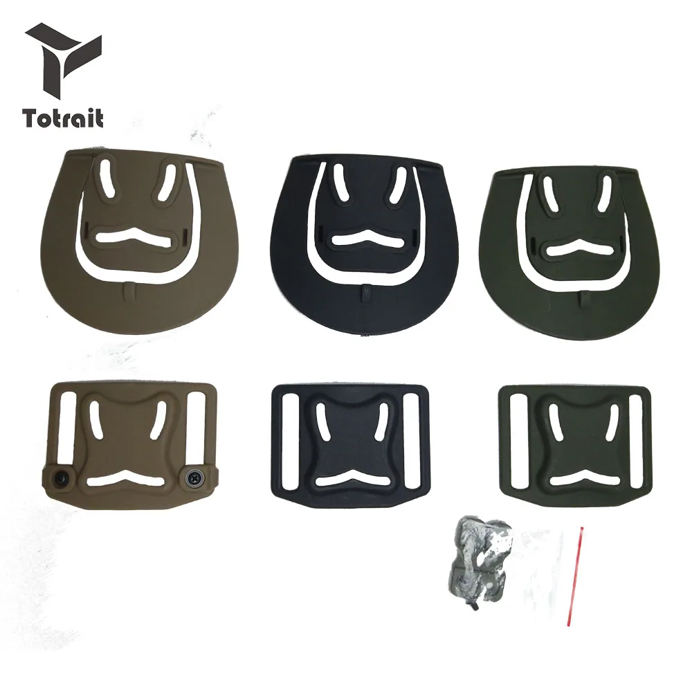CQC Holster Plateform Belt Loop Paddle Tactical Holster Hunting Gun Accessories for GL17 M9 HK USP P1290 Colt 1911
CQC Holster Plateform Belt Loop Paddle Tactical Holster Hunting Gun Accessories for GL17 M9 HK USP P1290 Colt 1911