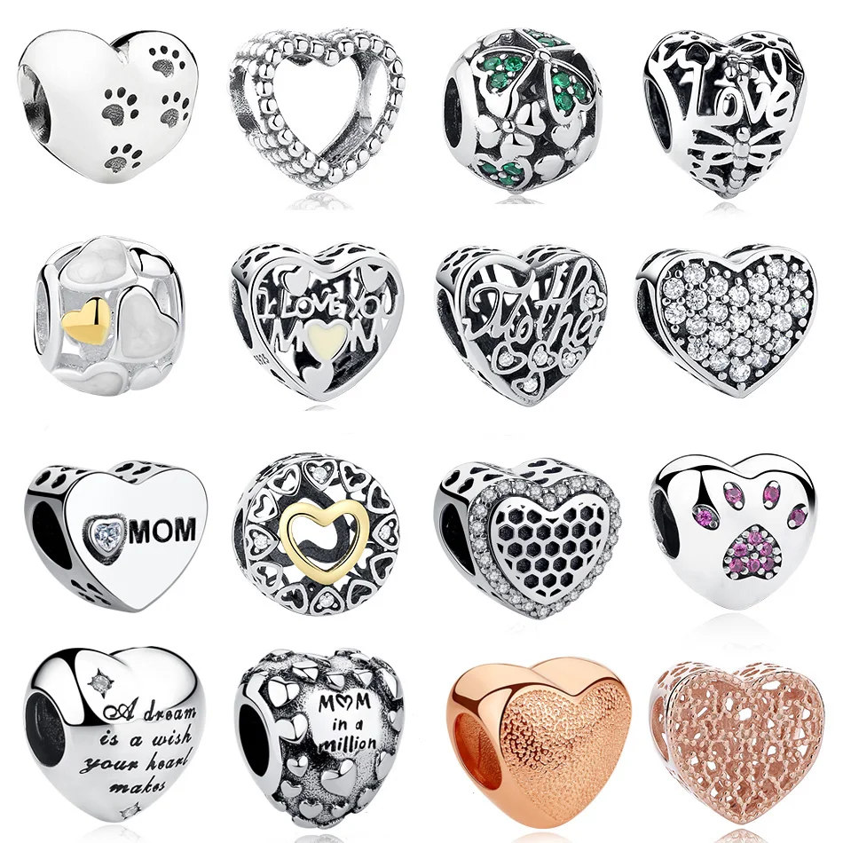 ELESHE 925 Sterling Silver Forever Heart Charm Beads Fit Original Pandora Charm Bracelet Silver 925 Crystal Beads Jewelry Making
ELESHE 925 Sterling Silver Forever Heart Charm Beads Fit Original Pandora Charm Bracelet Silver 925 Crystal Beads Jewelry Making