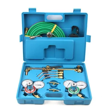 Portable Professional Welding & Cutting Kit With Twin Hose Oxygen Pressure Regulator 3 x Welding Nozzles 
Portable Professional Welding & Cutting Kit With Twin Hose Oxygen Pressure Regulator 3 x Welding Nozzles