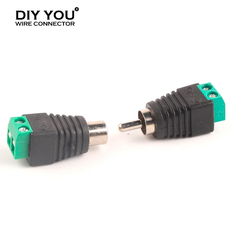 RCA High Quality AV Head RCA Adapter Speaker Cable To Audio Male Connector Adapter Jack Professional Plug Male&Female Connector
RCA High Quality AV Head RCA Adapter Speaker Cable To Audio Male Connector Adapter Jack Professional Plug Male&Female Connector