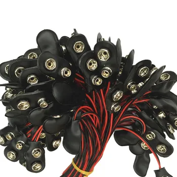 100pcs/lot 9V Battery Snap Connector DC Clip Male Line Battery Adapter Terminal Experimental Snap Power Cable I Type 15cm 150mm
100pcs/lot 9V Battery Snap Connector DC Clip Male Line Battery Adapter Terminal Experimental Snap Power Cable I Type 15cm 150mm