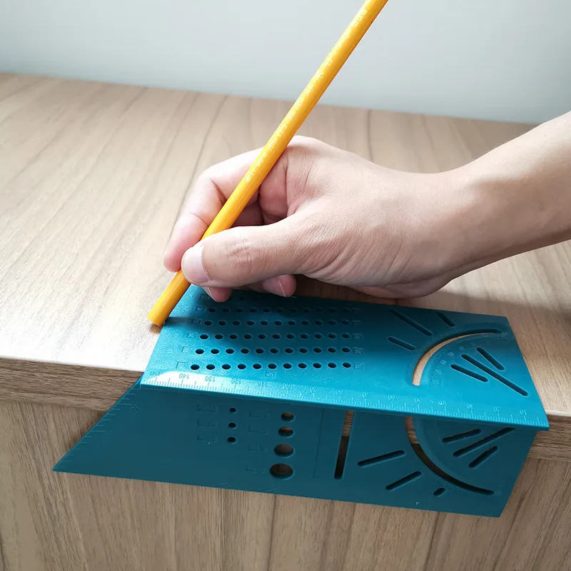 Wood Working Ruler Multifunctional Angle Ruler 3D Mitre Angle Measuring Gauge Square Size Marking Gauging Carpenter Tool
Wood Working Ruler Multifunctional Angle Ruler 3D Mitre Angle Measuring Gauge Square Size Marking Gauging Carpenter Tool
