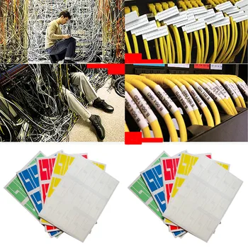 10 Sheets Self-adhesive Waterproof Tear Resistant Cable Labels Sticker Cord Identification Tags for Printer Duplicator A4 Size
10 Sheets Self-adhesive Waterproof Tear Resistant Cable Labels Sticker Cord Identification Tags for Printer Duplicator A4 Size