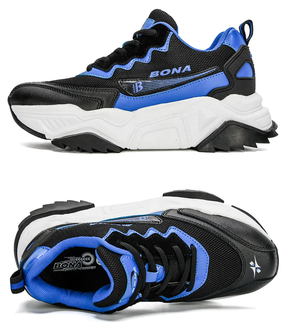 BONA 2020 New Designers Trendy Sneakers Women Jogging Shoes Trainers Lace Up Running Shoes Ladies Sport Shoes Feminimo Footwear BONA 2020 New Designers Trendy Sneakers Women Jogging Shoes Trainers Lace Up Running Shoes Ladies Sport Shoes Feminimo Footwear