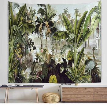 Natural Forest Banana Tree Tapestry Wall Hanging Landscape Wall Carpet Hippie Decor Wall Tapestry Scenery Wall Cloth Tapestries
Natural Forest Banana Tree Tapestry Wall Hanging Landscape Wall Carpet Hippie Decor Wall Tapestry Scenery Wall Cloth Tapestries
