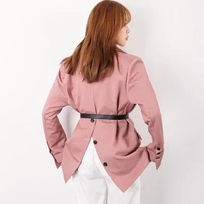 New Autumn Women Blue Office Lady Blazer Single Button Belt Long Sleeve Jackets Elegant Work Blazers Casaco Feminino LX217
New Autumn Women Blue Office Lady Blazer Single Button Belt Long Sleeve Jackets Elegant Work Blazers Casaco Feminino LX217