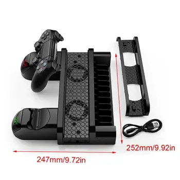 Fast Charging Dock for PS4/PS4 Slim/PS4 Pro Game Controller Charger Station R91A
Fast Charging Dock for PS4/PS4 Slim/PS4 Pro Game Controller Charger Station R91A