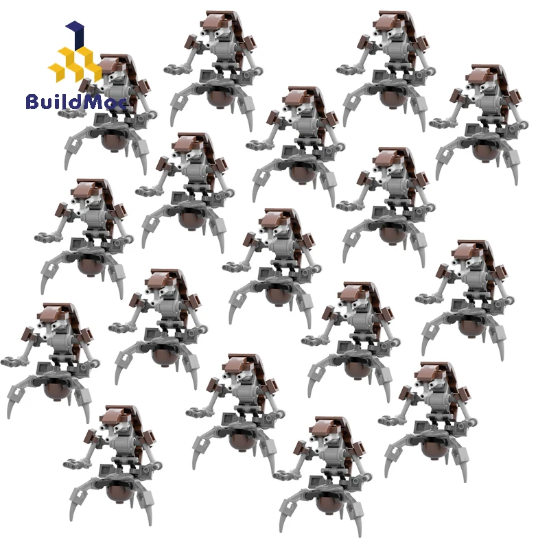BuildMoc Star Plan Destroyer Robot Machine Building Blocks MOC Battle Weapon Model Bricks Toys For Children | Игрушки и хобби