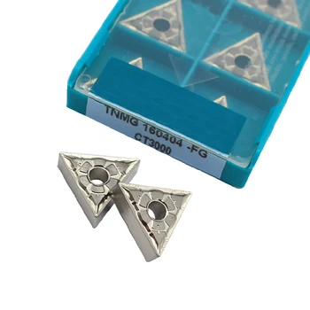 10PCS TNMG160404 FG CT3000 Cermet Grade Carbide insert Lathe cutter Tools External Turning Tool for steel tnmg160404
10PCS TNMG160404 FG CT3000 Cermet Grade Carbide insert Lathe cutter Tools External Turning Tool for steel tnmg160404