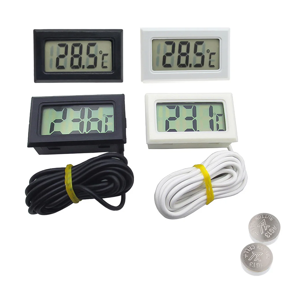 Juneiour 1Pcs LCD Digital Thermometer Waterproof Aquarium thermometer 2 Seconds digital Sensor Weather Station New
Juneiour 1Pcs LCD Digital Thermometer Waterproof Aquarium thermometer 2 Seconds digital Sensor Weather Station New