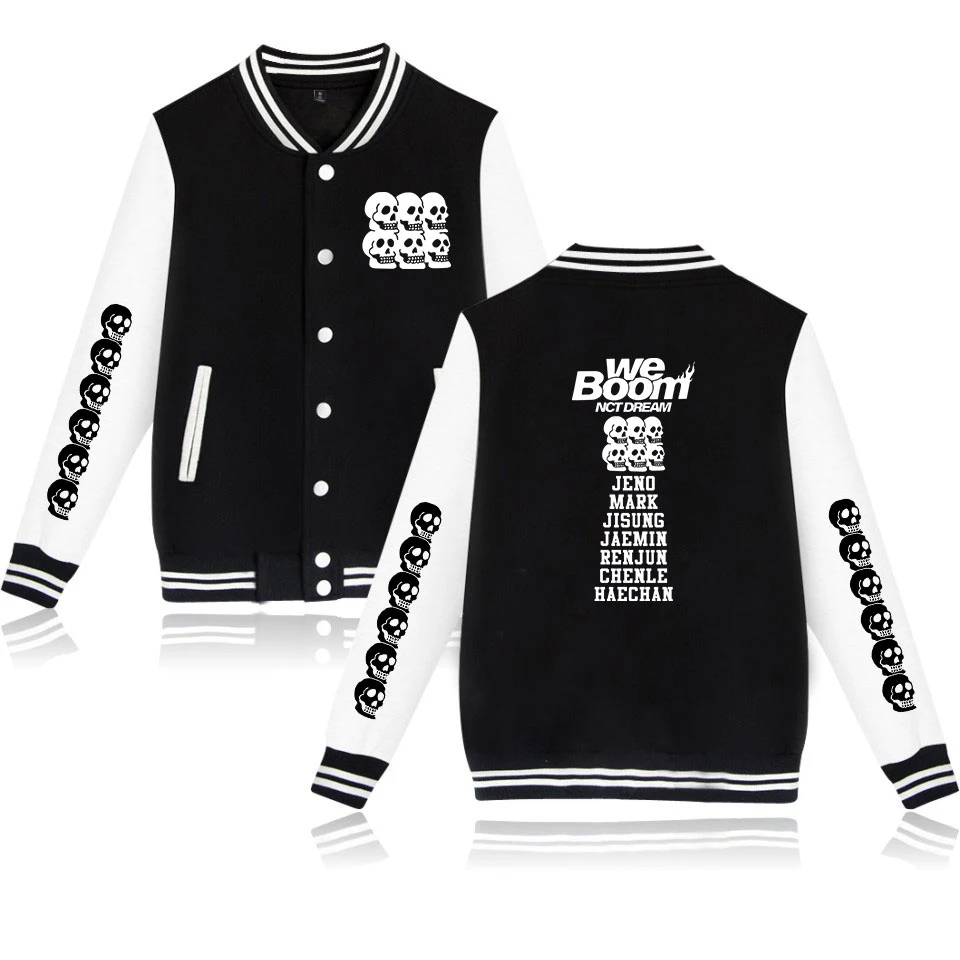 Новый альбом KPOP NCT DREAM WE BOOM 2D Повседневная бейсбольная Толстовка с принтом куртка