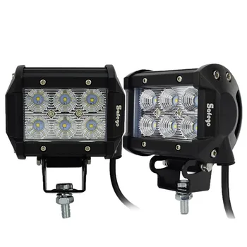 Safego 2pcs 4 inch Offroad LED Light Bar 4X4 18W Led Work Lamp Spot Flood Beam Light 12v 24v Offroad car Truck Trailer
Safego 2pcs 4 inch Offroad LED Light Bar 4X4 18W Led Work Lamp Spot Flood Beam Light 12v 24v Offroad car Truck Trailer