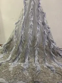 wholesales 3D Applique lace fabric 2020latest Luxury Classic blue feather lace Fabric for wedding Dresses lace In
wholesales 3D Applique lace fabric 2020latest Luxury Classic blue feather lace Fabric for wedding Dresses lace In