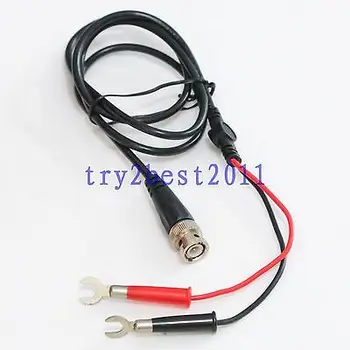 DHL/EMS 20 Sets BNC male Q9 to Test Hooks Clips U shaped 5.95mm Test Probe Cable Leads 100CM -C1
DHL/EMS 20 Sets BNC male Q9 to Test Hooks Clips U shaped 5.95mm Test Probe Cable Leads 100CM -C1