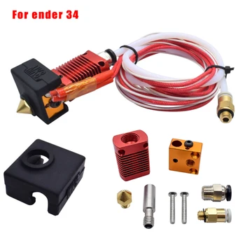 Printer Heating Block MK8 24V 40W Extruder + 0.4mm Nozzles For Ender Ender 3 4 24V/MK8 Complete Kit With PTFE Tube
Printer Heating Block MK8 24V 40W Extruder + 0.4mm Nozzles For Ender Ender 3 4 24V/MK8 Complete Kit With PTFE Tube