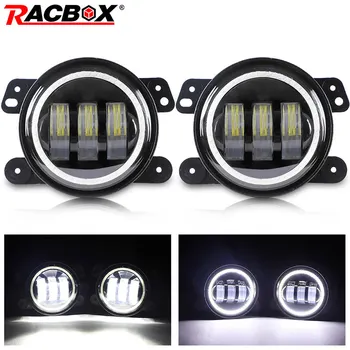 Racbox 2Pcs 4 Inch LED Fog Lights White Amber Halo DRL Turn Signal lamp 12V for 07-18 Jeep Wrangler JK Unlimited JK Front Bumper
Racbox 2Pcs 4 Inch LED Fog Lights White Amber Halo DRL Turn Signal lamp 12V for 07-18 Jeep Wrangler JK Unlimited JK Front Bumper
