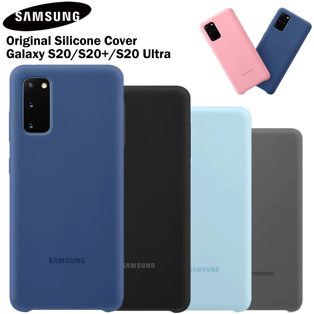 Официальный силиконовый мягкий чехол для Samsung Galaxy S20 S20Plus Plus S20Ultra