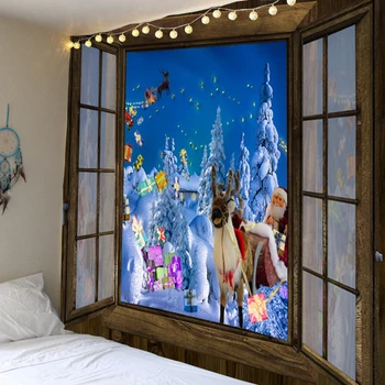 Christmas tapestry Christmas elk Christmas tree wall hanging tapestry Holiday decorations household items decoration big blanket
Christmas tapestry Christmas elk Christmas tree wall hanging tapestry Holiday decorations household items decoration big blanket