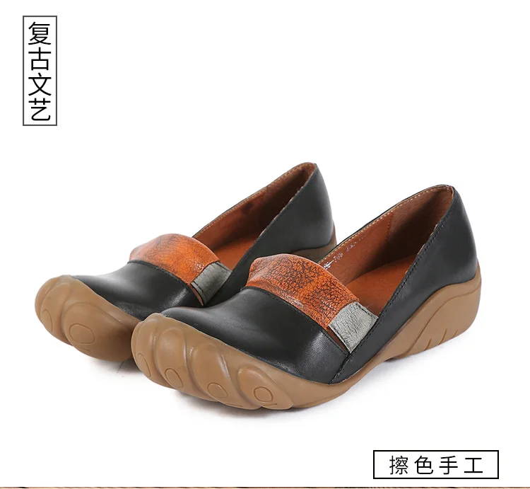 Single shoe women 2019 spring and summer new fashion retro leather women's shoes slip wear rubber slope heel loafers
Single shoe women 2019 spring and summer new fashion retro leather women's shoes slip wear rubber slope heel loafers