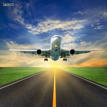 Laeacco Passenger Airplane Take Off From Runways Scenery Photography Backgrounds Custom Photographic Backdrops For Photo Studio
Laeacco Passenger Airplane Take Off From Runways Scenery Photography Backgrounds Custom Photographic Backdrops For Photo Studio
