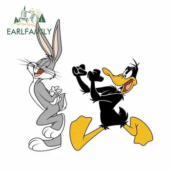 EARLFAMILY 13cm x 6.8cm for Bugs Bunny and Daffy Duck Graffiti Stickers Windshield Motorcycle Body for Car Waterproof Car Decals
EARLFAMILY 13cm x 6.8cm for Bugs Bunny and Daffy Duck Graffiti Stickers Windshield Motorcycle Body for Car Waterproof Car Decals