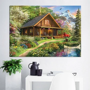 HOT 2 Set Full Diamond DIY 5D Diamond Painting Embroidery Cross Stitch Art Kit - "Village House" & " Tree and Bird"
HOT 2 Set Full Diamond DIY 5D Diamond Painting Embroidery Cross Stitch Art Kit - "Village House" & " Tree and Bird"
