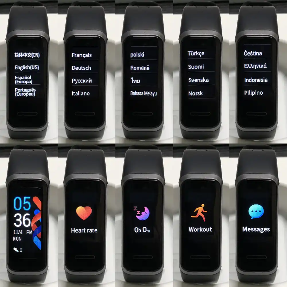huawei band 4 smart band multiple languages tracker smart watch