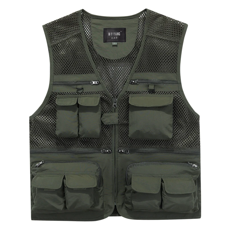 Unloading Tactical Coat Fashion Men's Summer Photographer Waistcoat Mesh Work Sleeveless Jacket Tool Many Pocket Vest Male
Unloading Tactical Coat Fashion Men's Summer Photographer Waistcoat Mesh Work Sleeveless Jacket Tool Many Pocket Vest Male