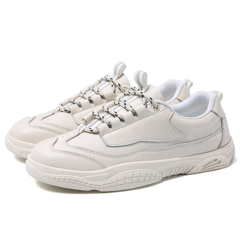 white women genuine leather vulcanized shoes fashion korean trend ladies skate casual flats designer female dress moccasins girl (12)