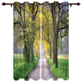 Road Big Tree Meadow Window Curtains Home Decor Curtains for Living Room Bedroom Kitchen Items
Road Big Tree Meadow Window Curtains Home Decor Curtains for Living Room Bedroom Kitchen Items