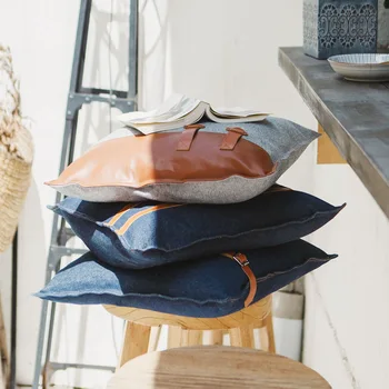 Nordic Simplicity Cushion Cover Denim Fabric Patchwork Soft Pure Color Pillowcase European Throw Pillow Home Decor Pillowcover
Nordic Simplicity Cushion Cover Denim Fabric Patchwork Soft Pure Color Pillowcase European Throw Pillow Home Decor Pillowcover
