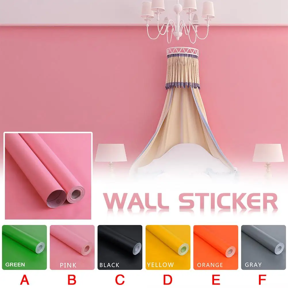 45*100cm Solid Color Vinyl Wallpaper Self Adhesive Waterproof Home Decor Film Kitchen Cabinet Desktop Renovation Sticker
45*100cm Solid Color Vinyl Wallpaper Self Adhesive Waterproof Home Decor Film Kitchen Cabinet Desktop Renovation Sticker