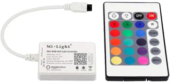 Mi.Light Mini RGB WiFi LED Strip Light Controller Includes IR Remote(No Battery),Work With Smartphone Without Hub.Supports Alexa
Mi.Light Mini RGB WiFi LED Strip Light Controller Includes IR Remote(No Battery),Work With Smartphone Without Hub.Supports Alexa
