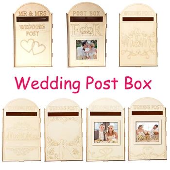 Liviorap DIY Wooden Wedding Supplies Mailbox Royal Mail Style Ornaments Wedding Post Box Card Boxes with Key Wedding Decorations
Liviorap DIY Wooden Wedding Supplies Mailbox Royal Mail Style Ornaments Wedding Post Box Card Boxes with Key Wedding Decorations