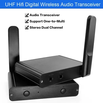 UHF Hifi Digital Wireless Audio Adapter Music Sound Wireless Transmitter Receiver Transceiver With 3.5mm Audio Cable For Ipad
UHF Hifi Digital Wireless Audio Adapter Music Sound Wireless Transmitter Receiver Transceiver With 3.5mm Audio Cable For Ipad