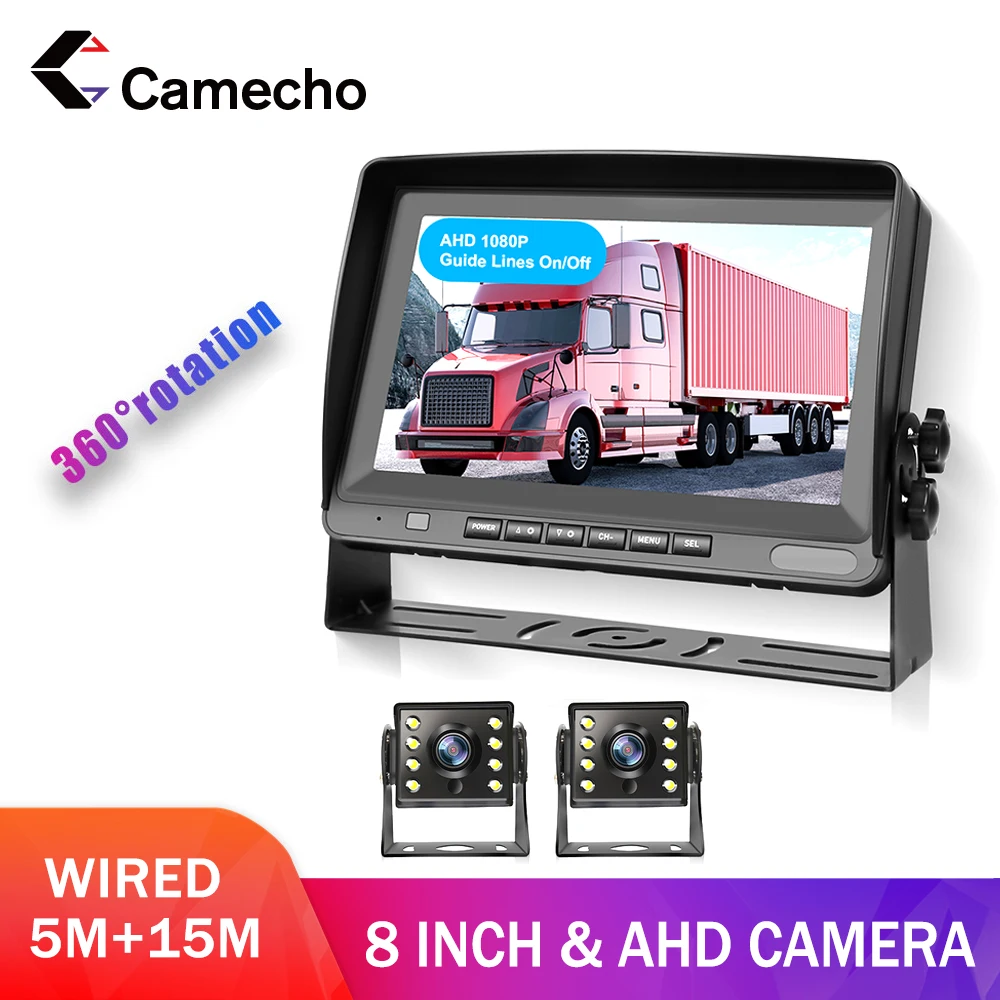 Автомобильный монитор Camecho, камера заднего вида с дисплеем 8 дюймов, водонепроницаемая IP69, 12 В, 24 В, для автобусов, грузовиков, трейлеров, экскаваторов
Автомобильный монитор Camecho, камера заднего вида с дисплеем 8 дюймов, водонепроницаемая IP69, 12 В, 24 В, для автобусов, грузовиков, трейлеров, экскаваторов