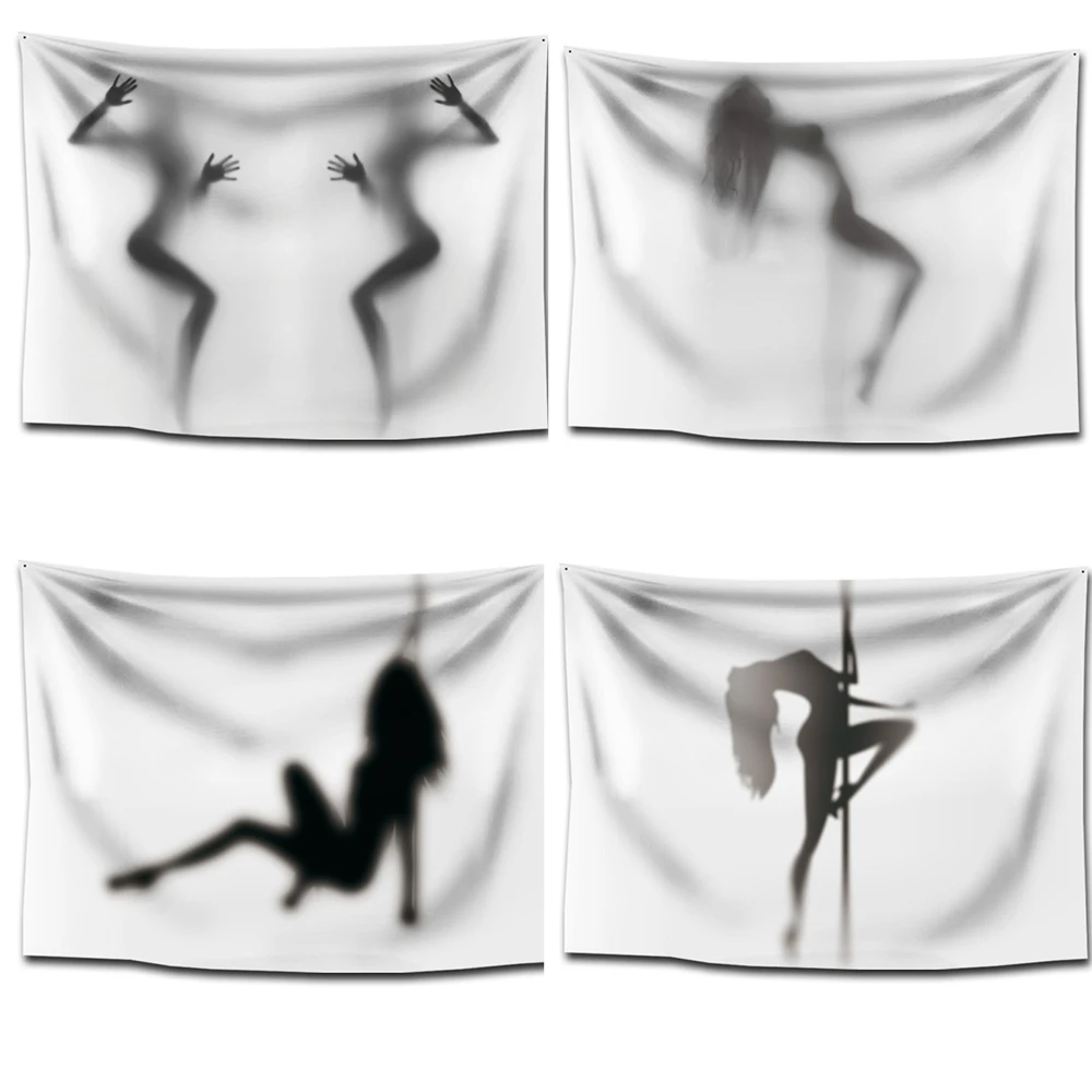 

Sexy Beauty 3D Digital Printed Polyester Tapestry Wall Hanging Blanket Home Decor Wall Cloth Window Tapestries Wall Carpet