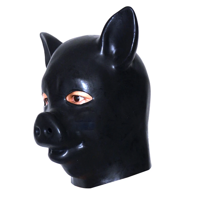 Latex Rubber Black Gum Fetish Pig 1.0mm Hood Mask Full Head Animal Hood Fetish
Latex Rubber Black Gum Fetish Pig 1.0mm Hood Mask Full Head Animal Hood Fetish
