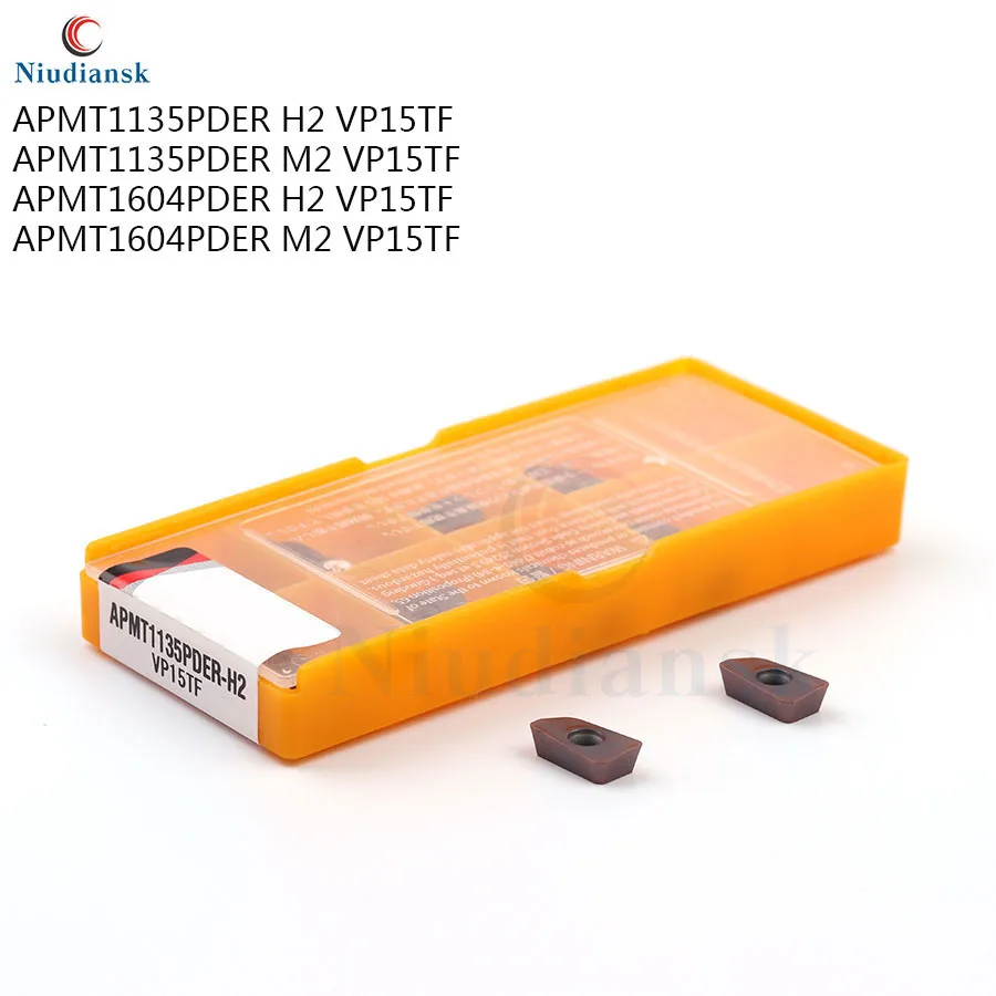 APMT1135 M2 / H2 VP15TF твердосплавное лезвие токарный станок с ЧПУ фреза APMT 1604