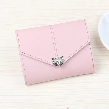 Factory Direct Short Little Fox Head Korean Version of the Three Fold Bag Embossed Simple And Stylish Buckle Wallet Wallet
Factory Direct Short Little Fox Head Korean Version of the Three Fold Bag Embossed Simple And Stylish Buckle Wallet Wallet