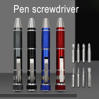 New 8 In 1 Multi-Function Mini Portable Screwdriver Tool Pen Design Magnetic Precision Tools Kit
New 8 In 1 Multi-Function Mini Portable Screwdriver Tool Pen Design Magnetic Precision Tools Kit