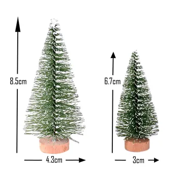 20# Christmas Tree Mini Pine Tree With Wood Base DIY Home Table Top Decor New Year Mini Christmas Tree Gift for Children
20# Christmas Tree Mini Pine Tree With Wood Base DIY Home Table Top Decor New Year Mini Christmas Tree Gift for Children