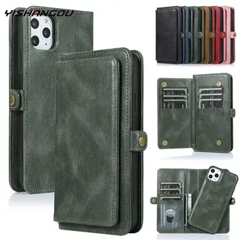 YISHANGOU For iPhone 11 Pro Max Xs XR 8 7 Plus Removable Magnetic PU Leather Wallet Case Cover For iPhone 6 6s Plus Multi Cards
YISHANGOU For iPhone 11 Pro Max Xs XR 8 7 Plus Removable Magnetic PU Leather Wallet Case Cover For iPhone 6 6s Plus Multi Cards