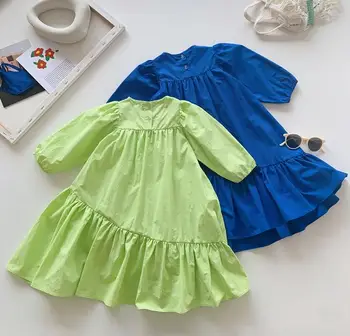 2020 Spring Cotton Solid Dress For Girls Princess, Children Fashion Sweet Dress 6 pcs/lot, Wholesale
2020 Spring Cotton Solid Dress For Girls Princess, Children Fashion Sweet Dress 6 pcs/lot, Wholesale