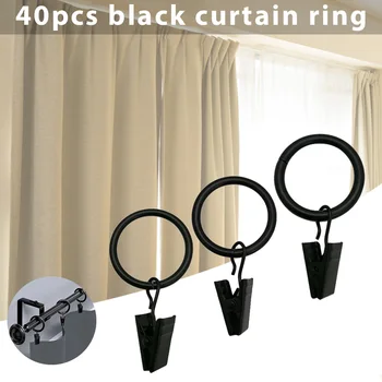 40 Pcs Curtain Rings with Clips Decorative Rustproof Vintage 1 Inch Interior Diameter LAD-sale
40 Pcs Curtain Rings with Clips Decorative Rustproof Vintage 1 Inch Interior Diameter LAD-sale