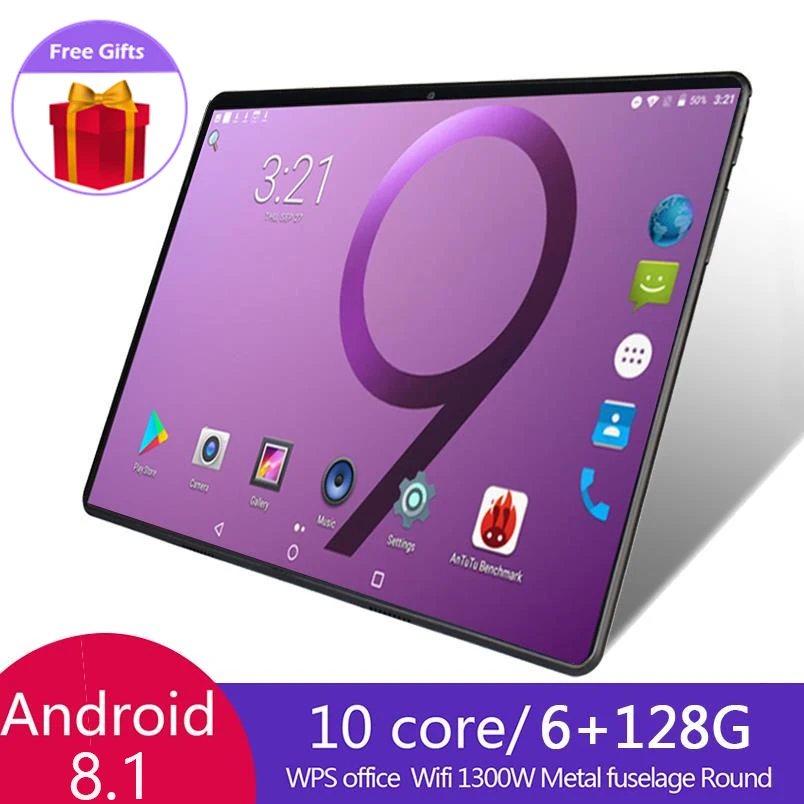 The Latest 10-inch Tablet 6G + 128G Android 8.1 System HD 4G Wifi Tablet Dual SIM Card Rear Camera 1300w Mobile Bluetooth Tablet
The Latest 10-inch Tablet 6G + 128G Android 8.1 System HD 4G Wifi Tablet Dual SIM Card Rear Camera 1300w Mobile Bluetooth Tablet