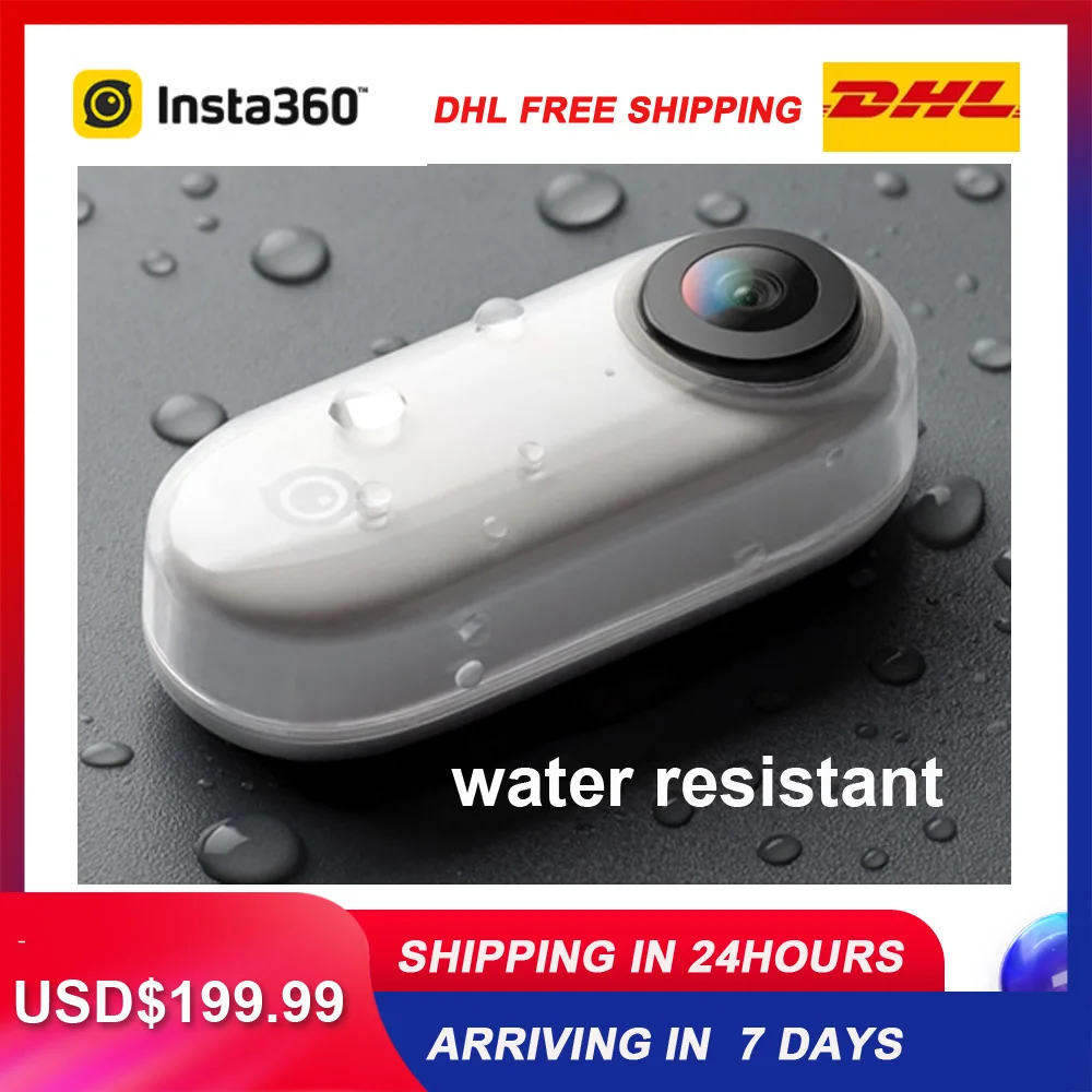 Insta360 Go 1080P Mini Camera Sports Action Panoramic Camera FlowState Slow Stabilized Camera APP YouTube Vlog Video Making
Insta360 Go 1080P Mini Camera Sports Action Panoramic Camera FlowState Slow Stabilized Camera APP YouTube Vlog Video Making