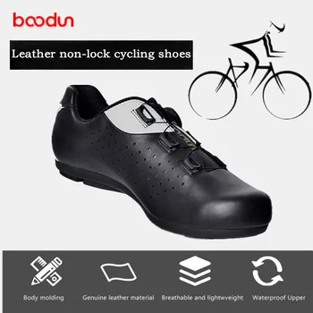 BOODUN New Breathable Bicycle Shoes Leather Self-locking Rubber Sole Non-slip Leisure Sport Road Bike Shoes Zapatillas Ciclismo
BOODUN New Breathable Bicycle Shoes Leather Self-locking Rubber Sole Non-slip Leisure Sport Road Bike Shoes Zapatillas Ciclismo
