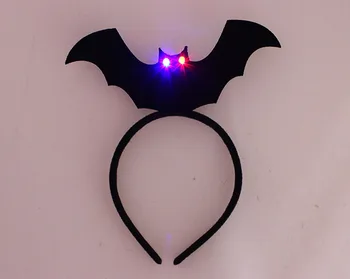 LED Halloween Bat Headband Cosplay Luminous Hair Hoop Bands Headdress Party Props Costume 
LED Halloween Bat Headband Cosplay Luminous Hair Hoop Bands Headdress Party Props Costume